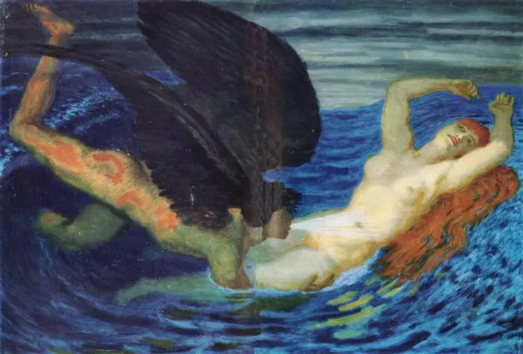 Vind och vågor - Franz Von Stuck