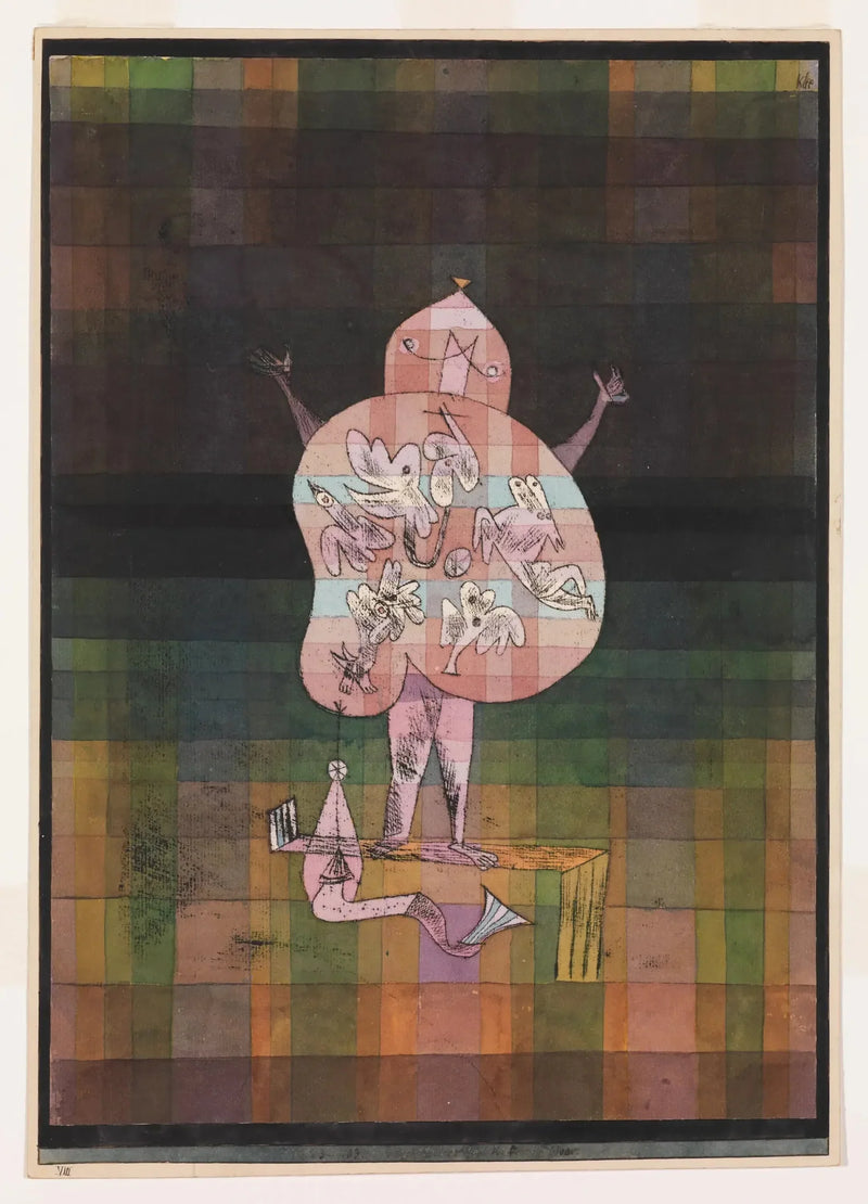 Ventriloquist och ropande i hedland - Paul Klee