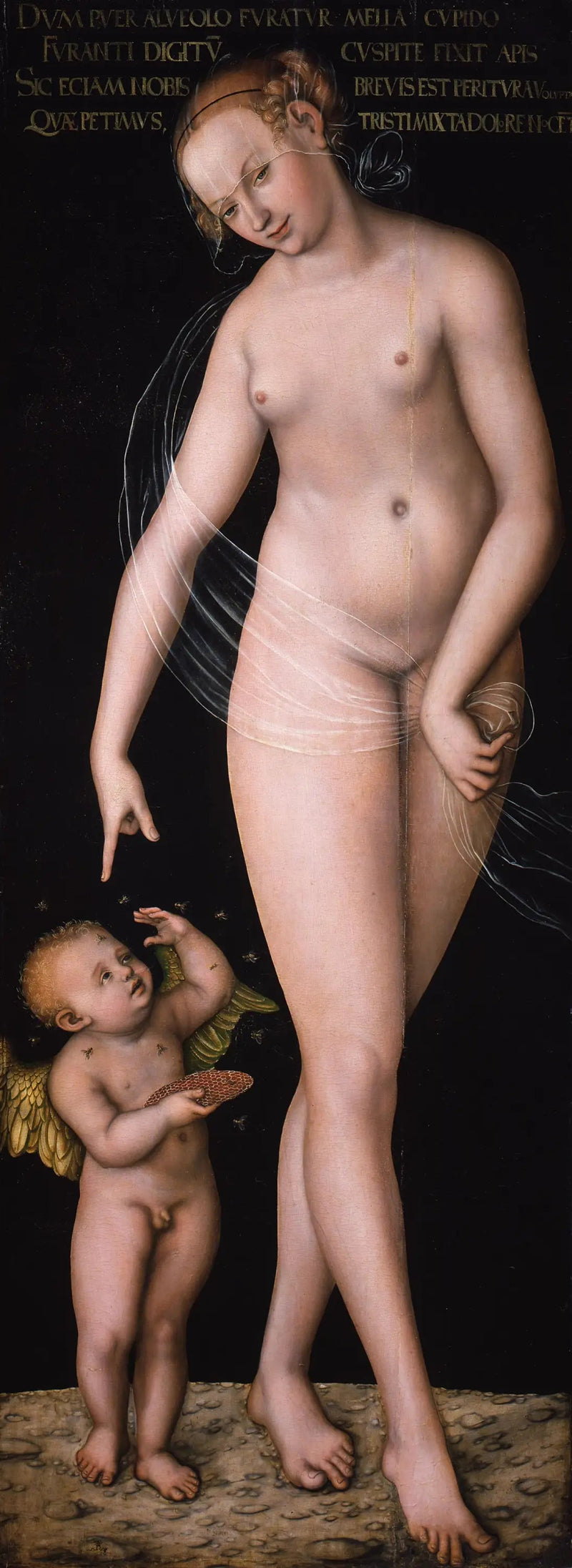 Venus med Cupido, honungsstjälaren - Lucas Cranach den äldre