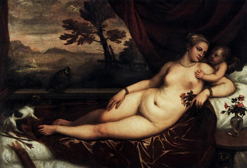 Venus med Cupido - Titian