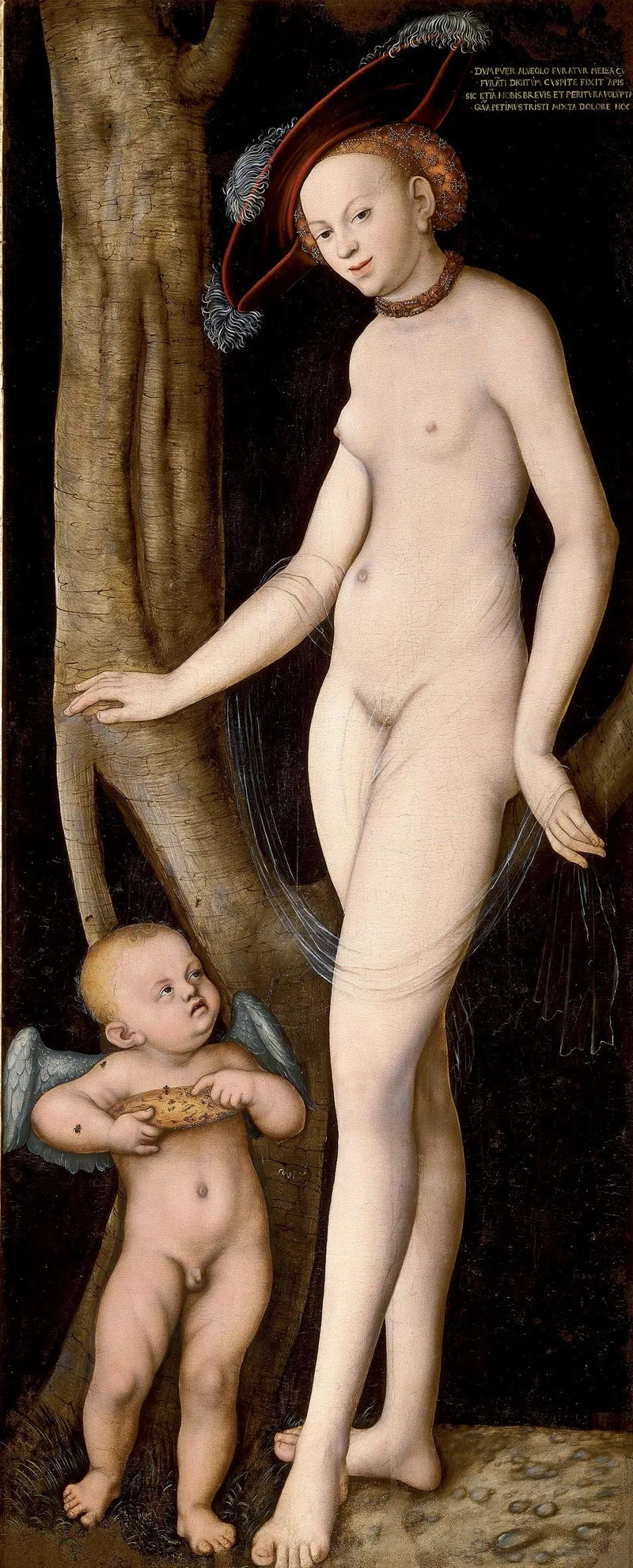 Venus med Cupido som stjäl honung - Lucas Cranach den äldre