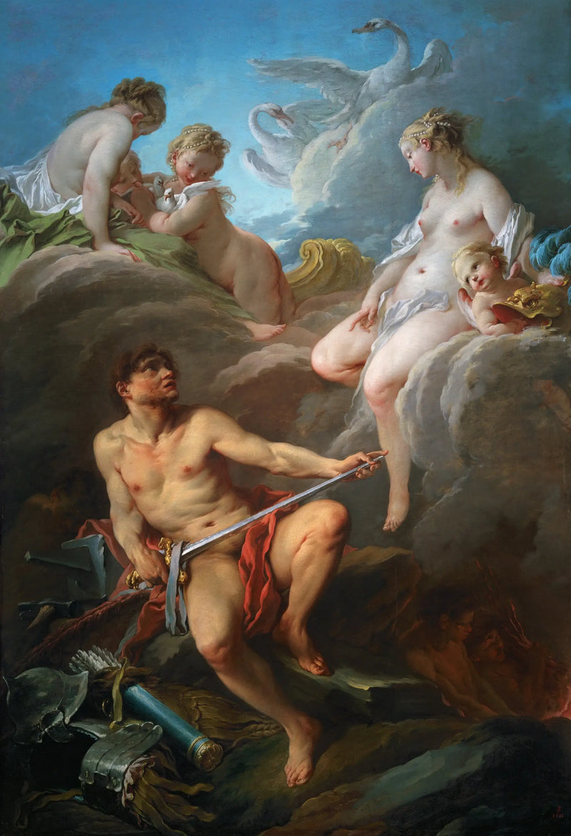 Venus som ber Vulcan om vapen för Aeneas - François Boucher