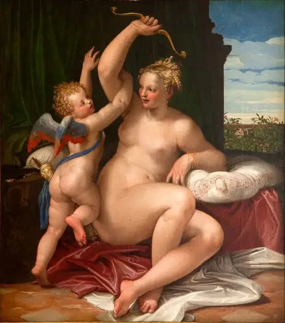 Vénus avväpnar Cupidon - Paul Véronèse