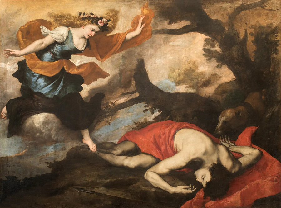 Venus och Adonis - Jusepe de Ribera