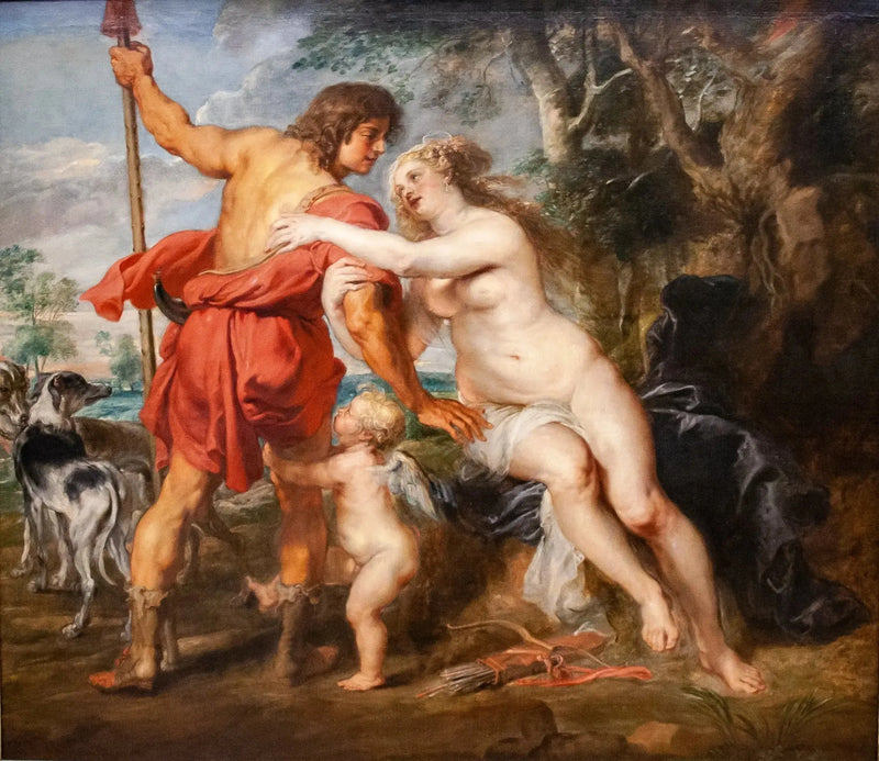Venus och Adonis - Peter Paul Rubens