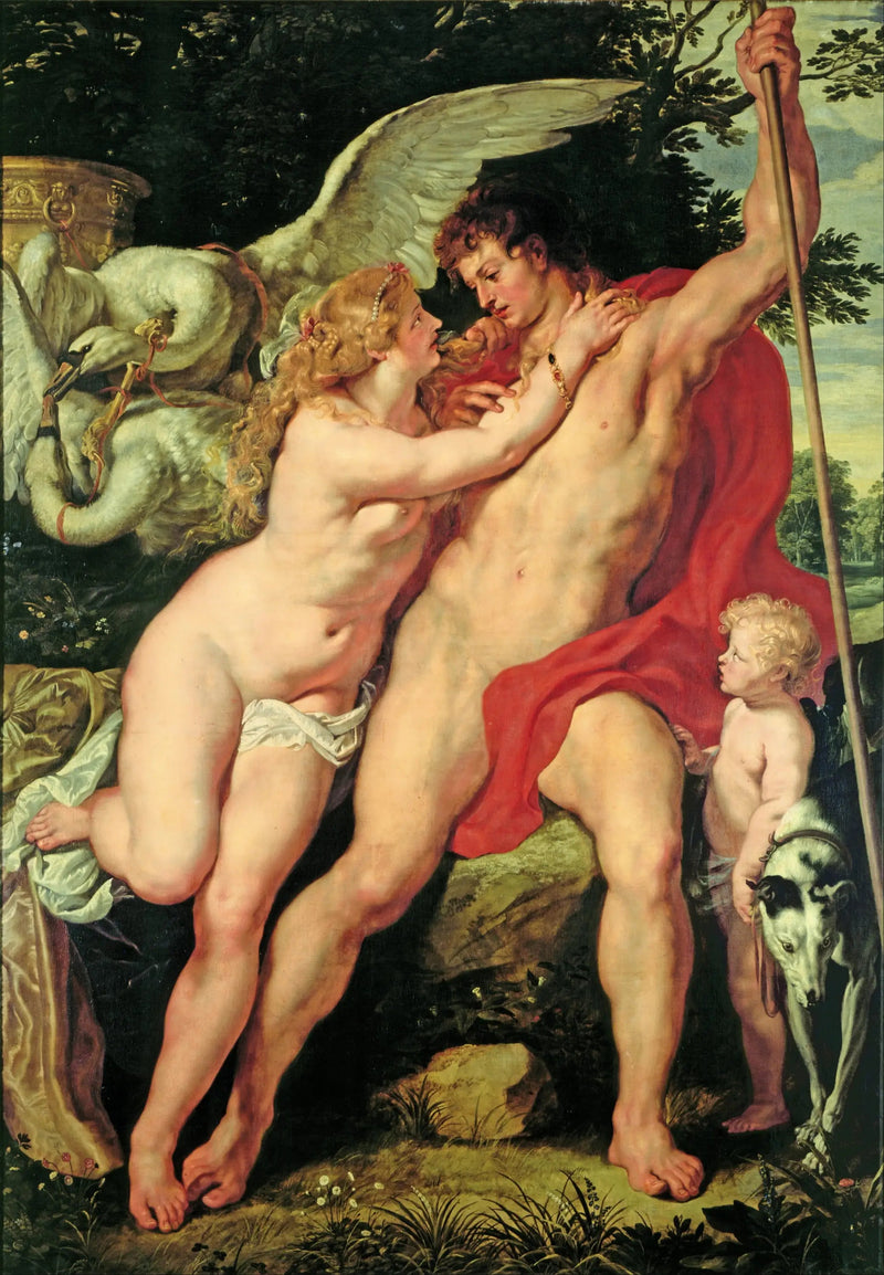 Venus och Adonis - Peter Paul Rubens