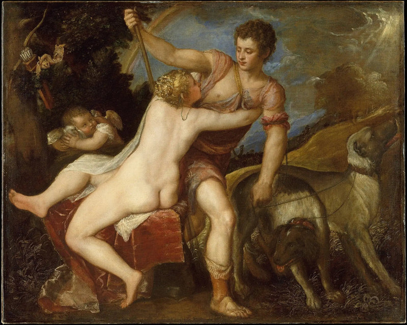 Venus och Adonis - Titian