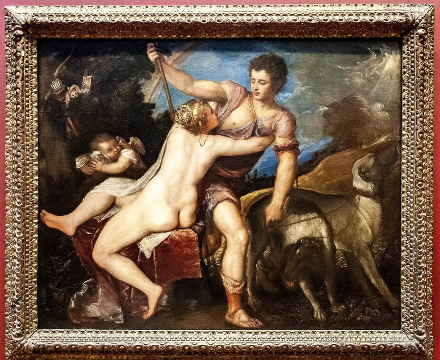 Venus och Adonis - Titian