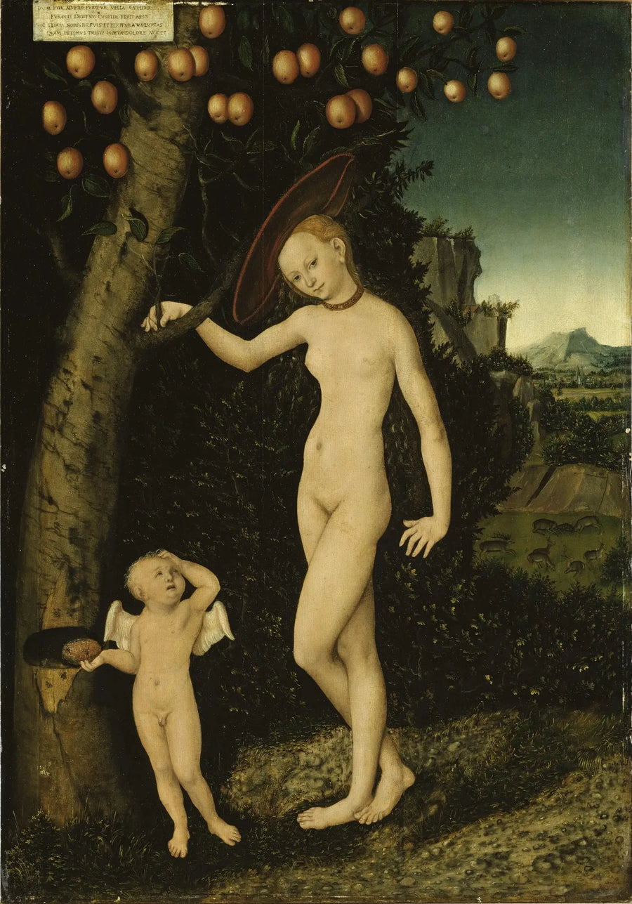 Venus och Cupido som honungsstöldare - Lucas Cranach den äldre