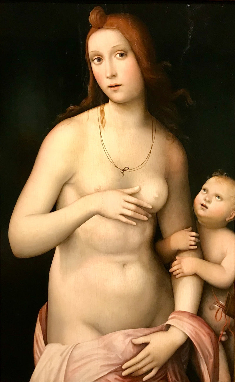 Venus och Cupido - Francesco Francia