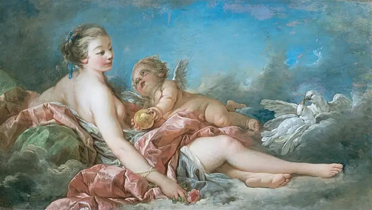 Venus och Cupido - François Boucher