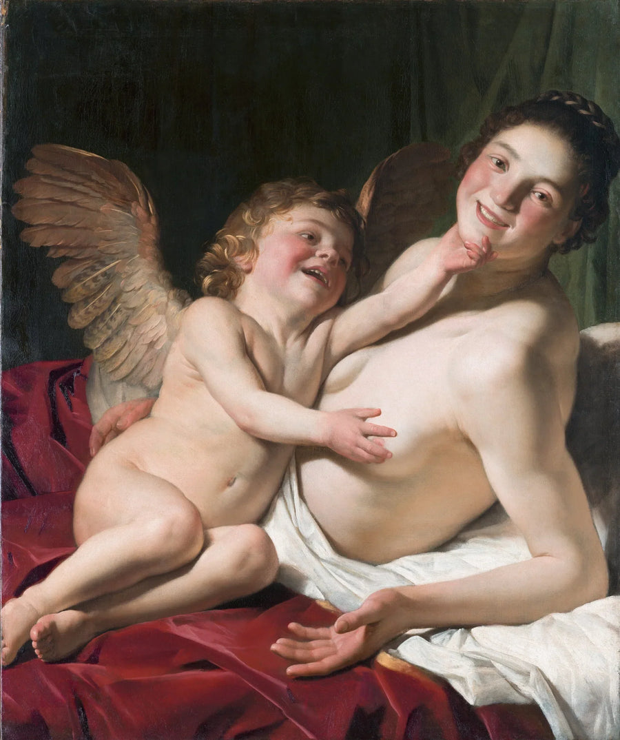 Vénus och Cupidon - Gerrit van Honthorst