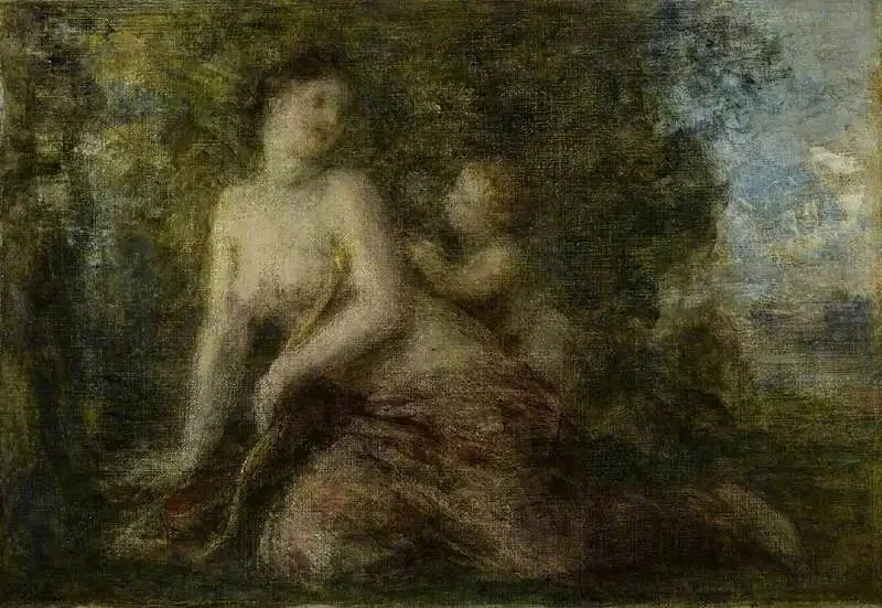 Venus och Cupido - Henri Fantin-Latour