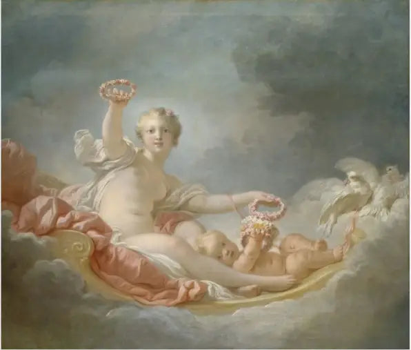 Venus och Cupido (Dag) - Jean-Honoré Fragonard