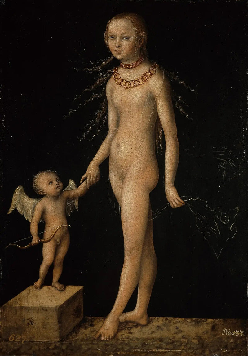 Venus och Cupido - Lucas Cranach den äldre