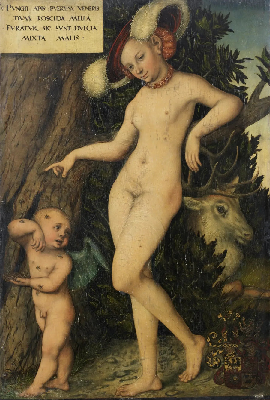 Venus och Cupido - Lucas Cranach den äldre
