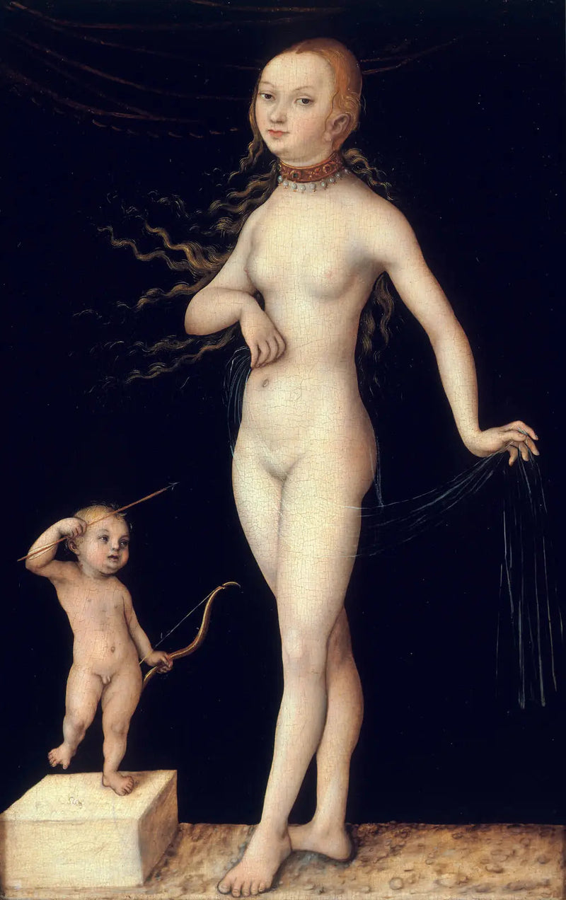 Venus och Cupido - Lucas Cranach den äldre