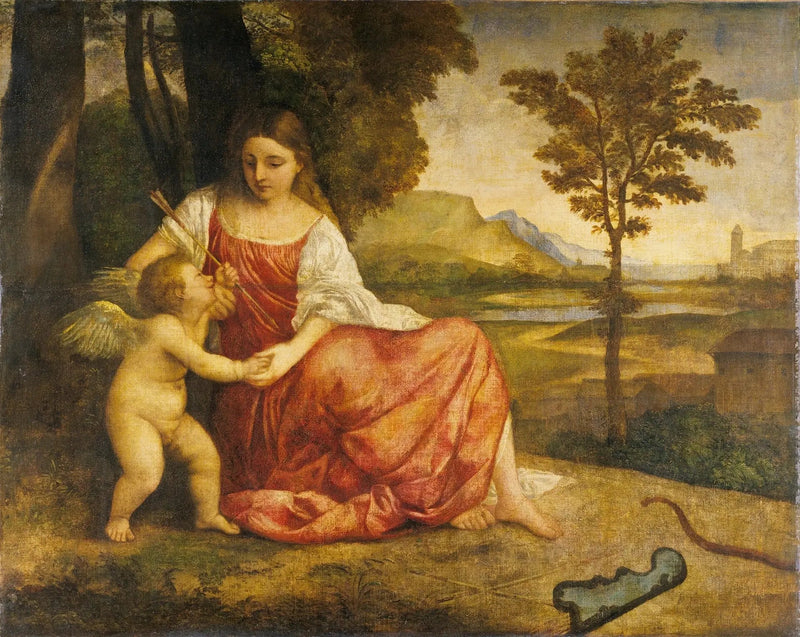 Venus och Cupido - Titian