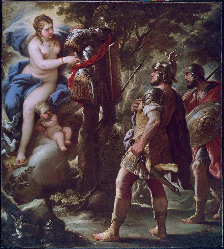 Vénus och Enée - Luca Giordano