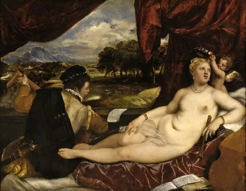 Venus och luthspelaren - Titian
