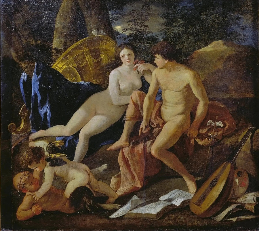 Venus och Merkurus - Nicolas Poussin