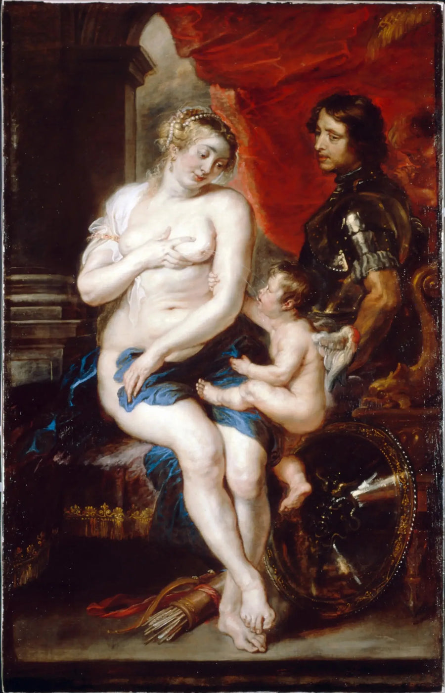 Venus, Mars och Cupido - Peter Paul Rubens