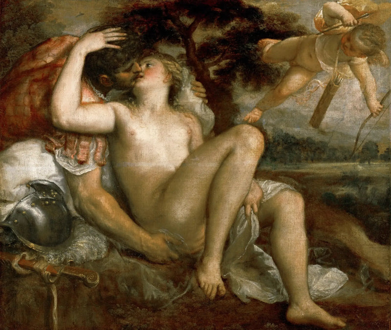 Venus, Mars och Cupido - Titian