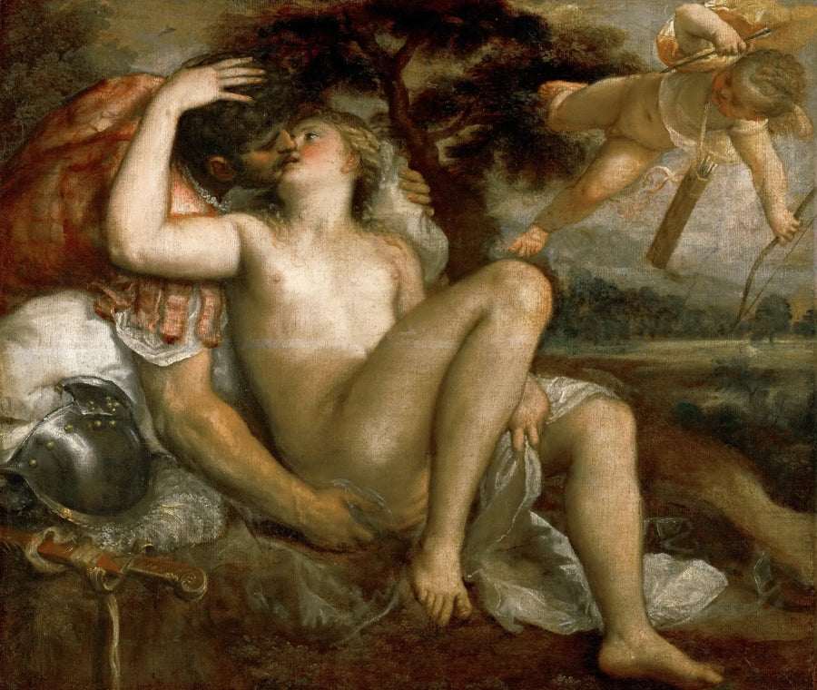 Venus, Mars och Cupido - Titian