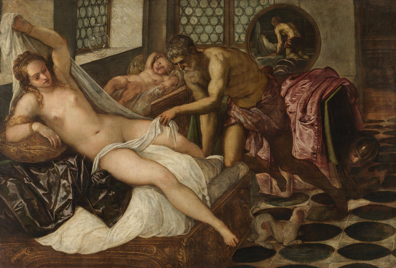 Venus, Mars och Vulcan - Jacopo Tintoretto