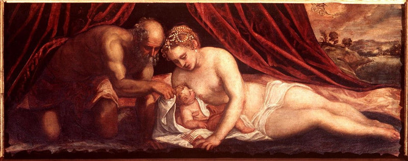 Vénus, Vulcain och Cupidon - Jacopo Tintoretto