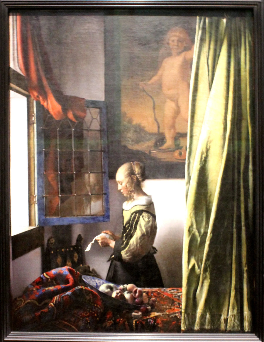 Läsande kvinna vid fönstret - Johannes Vermeer