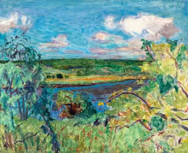 Vernonnet, landskap nära Giverny - Pierre Bonnard