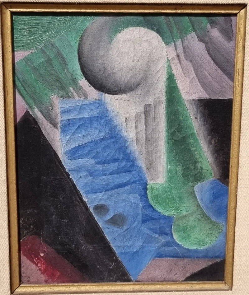 Ölglas och spelkort - Juan Gris