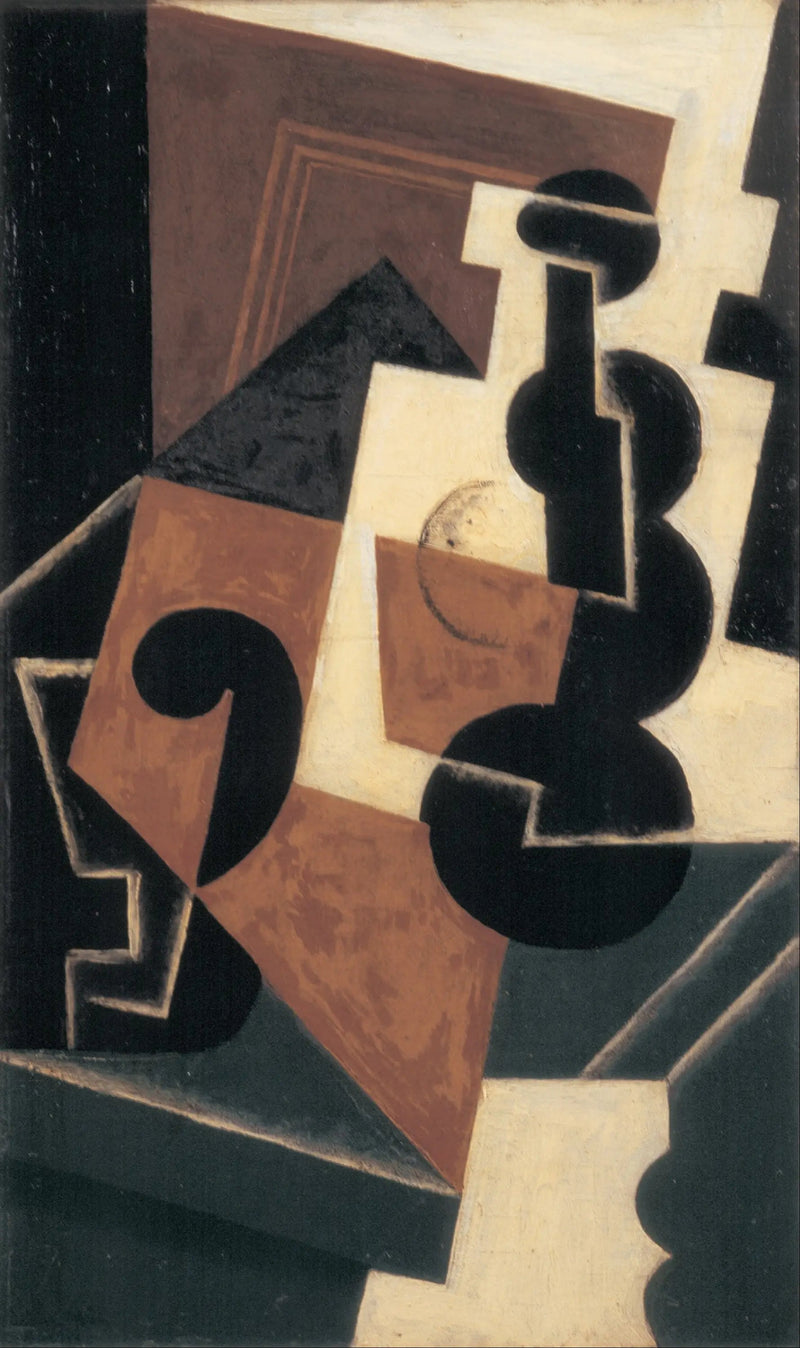 Glas och vattenflaska - Juan Gris