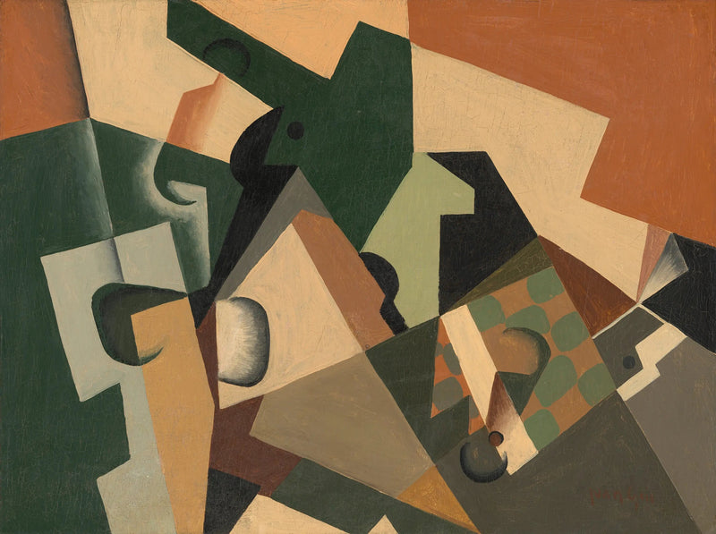 Glas och schackbräda - Juan Gris