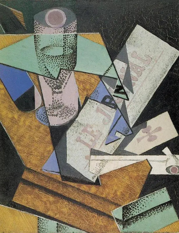 Glas och Tidning - Juan Gris