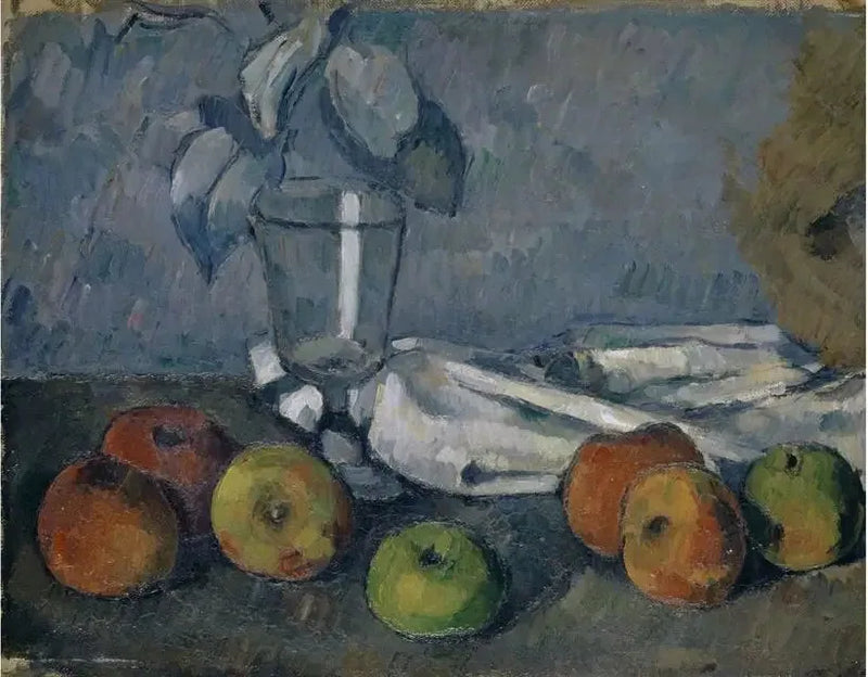Glas och äpplen - Paul Cézanne