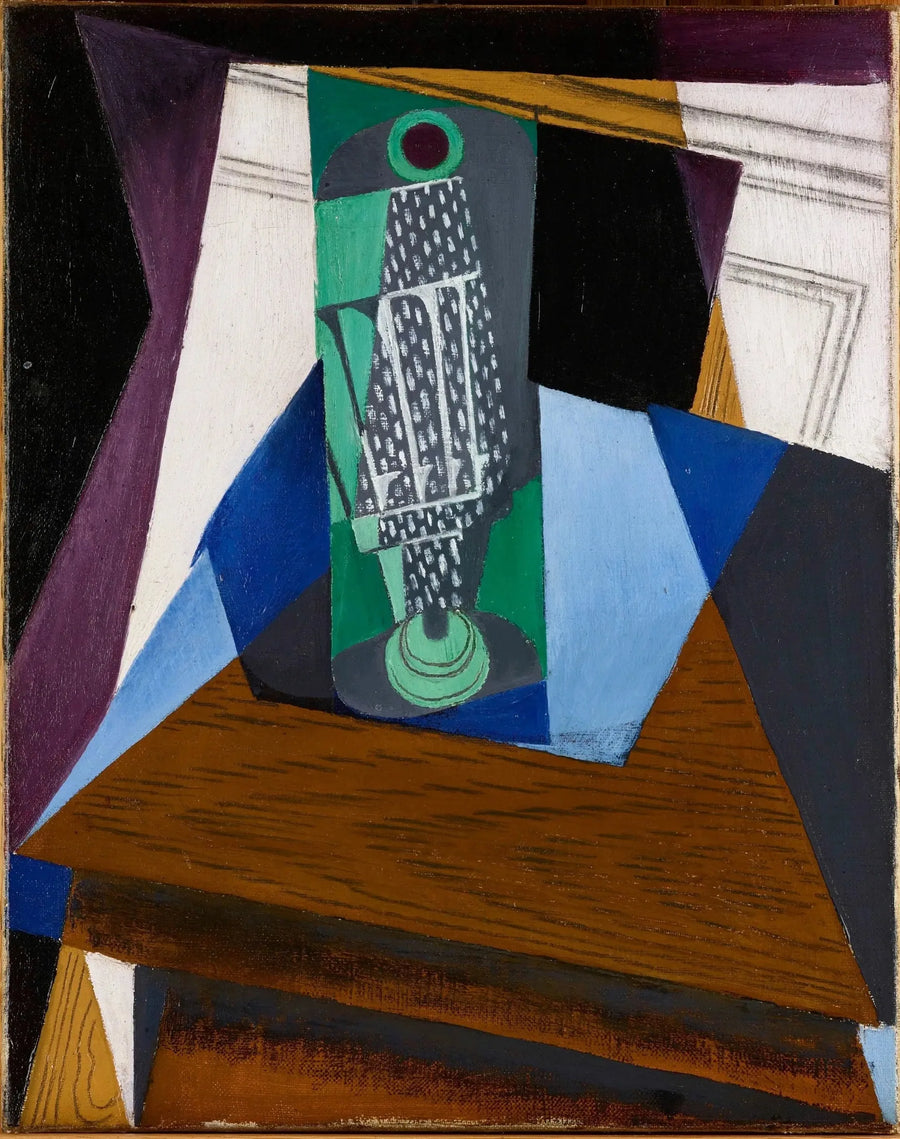 Glas på ett bord - Juan Gris