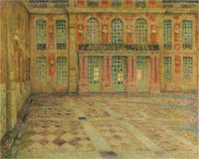 Versailles: Hovgården - Henri Le Sidaner