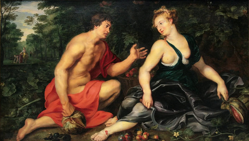 Vertumne och Pomona - Peter Paul Rubens