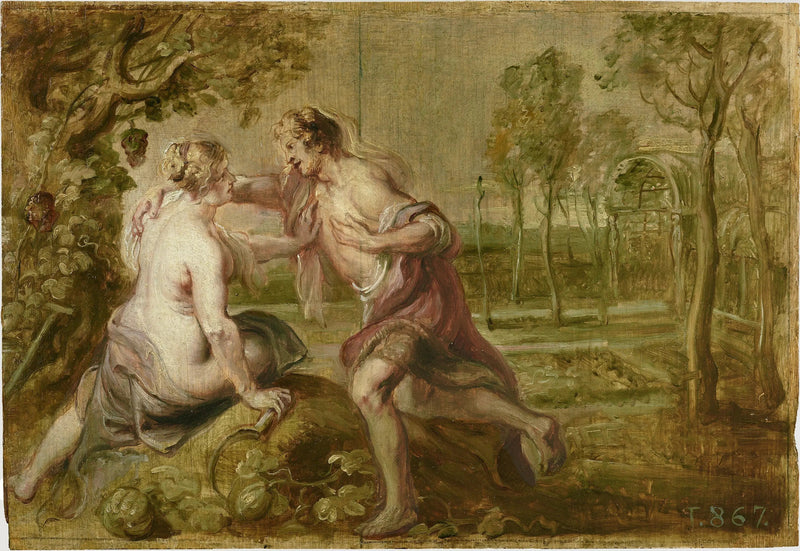 Vertumne och Pomona - Peter Paul Rubens