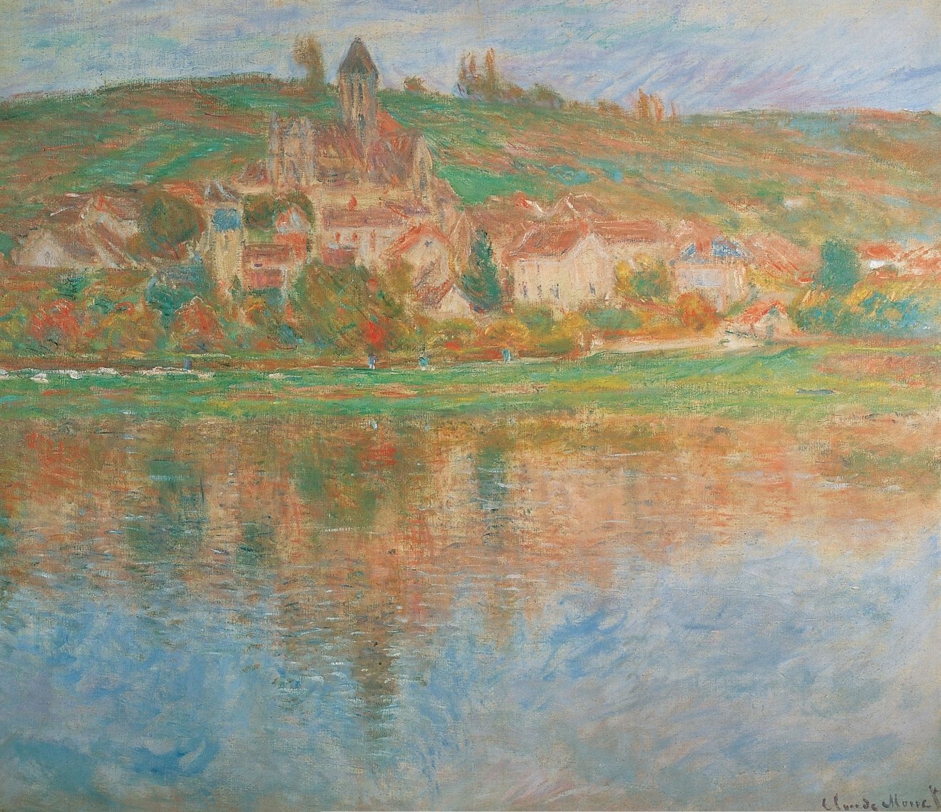 Reproduction du tableau « Vétheuil - Claude Monet » par Alpha Reproduction en peinture à l’huile