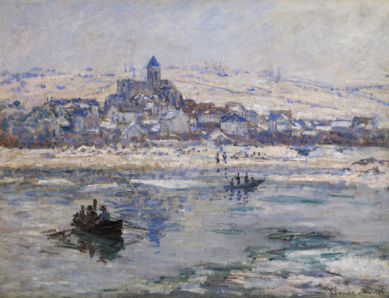 Vétheuil på vintern W507 - Claude Monet