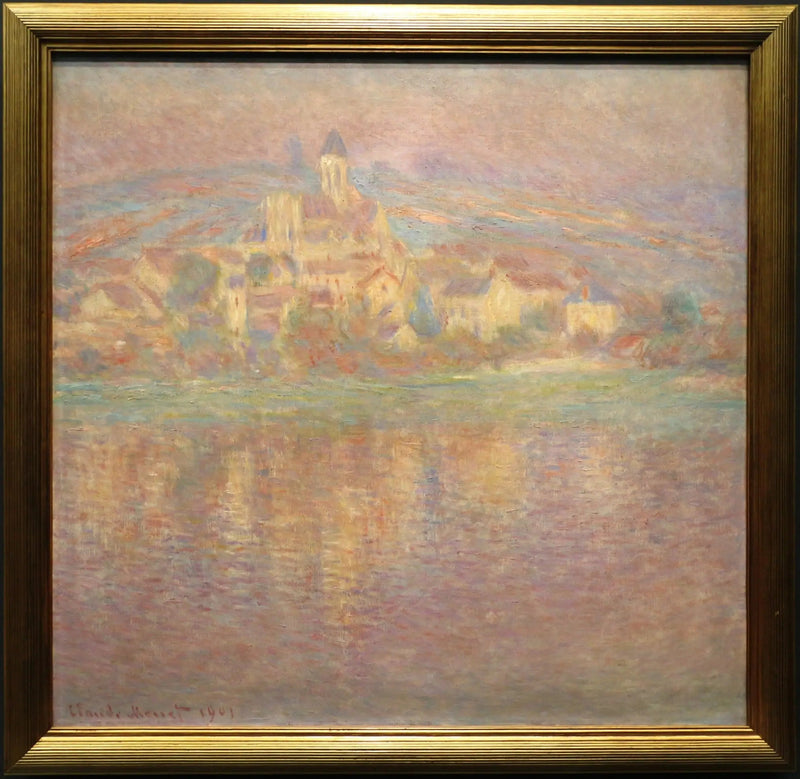 Vétheuil, solnedgång - Claude Monet