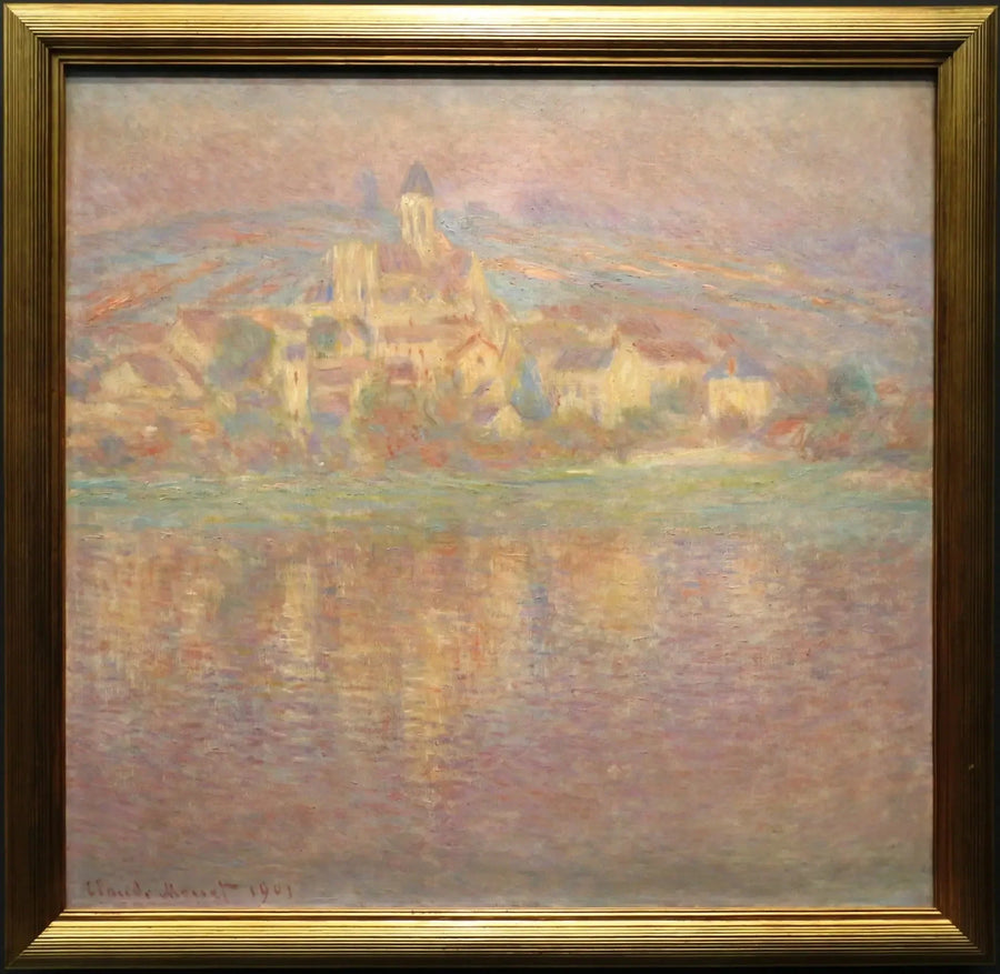 Vétheuil, solnedgång - Claude Monet