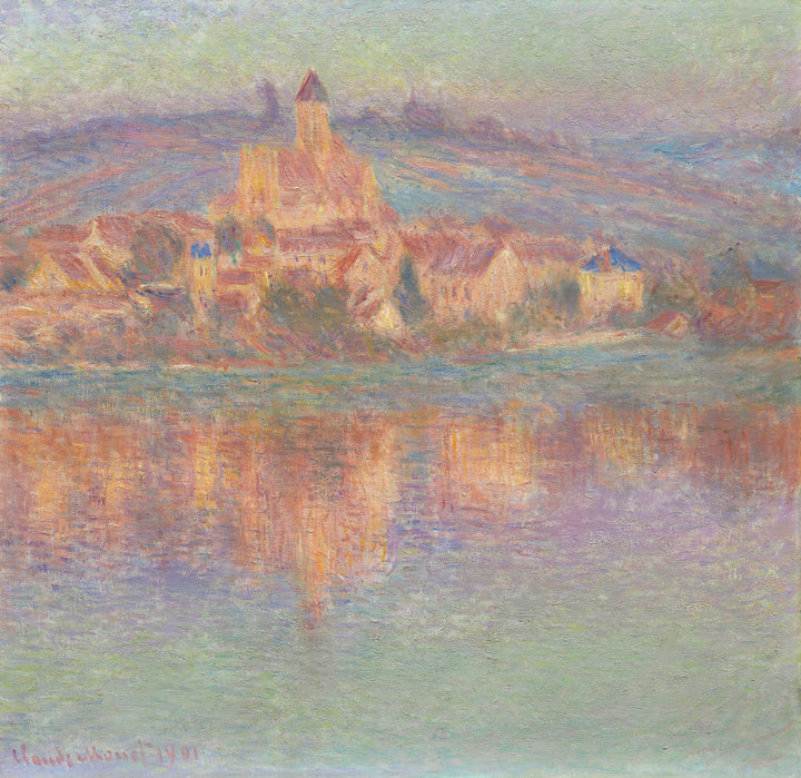 Vétheuil, kvällseffekt - Claude Monet