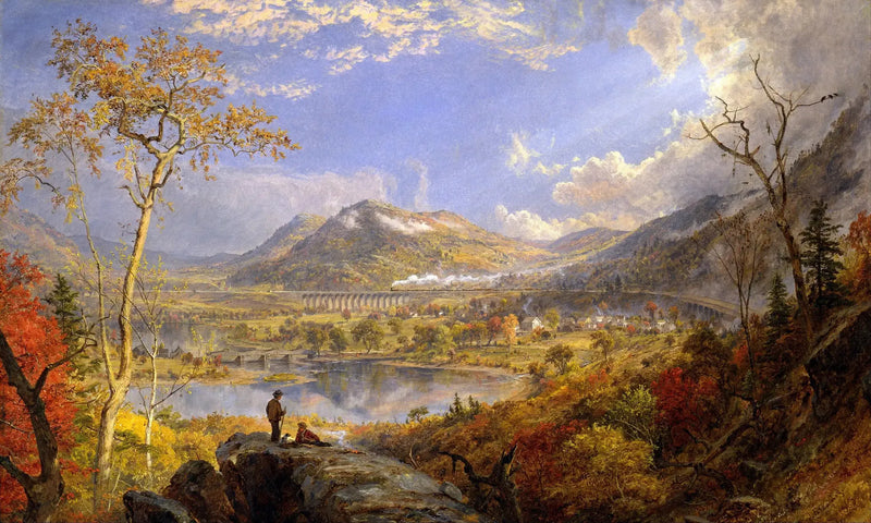 Starrucca-bron, Pennsylvania - Jasper Francis Cropsey