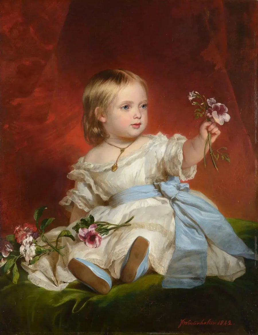 Victoria, kunglig prinsessa - Franz Xaver Winterhalter