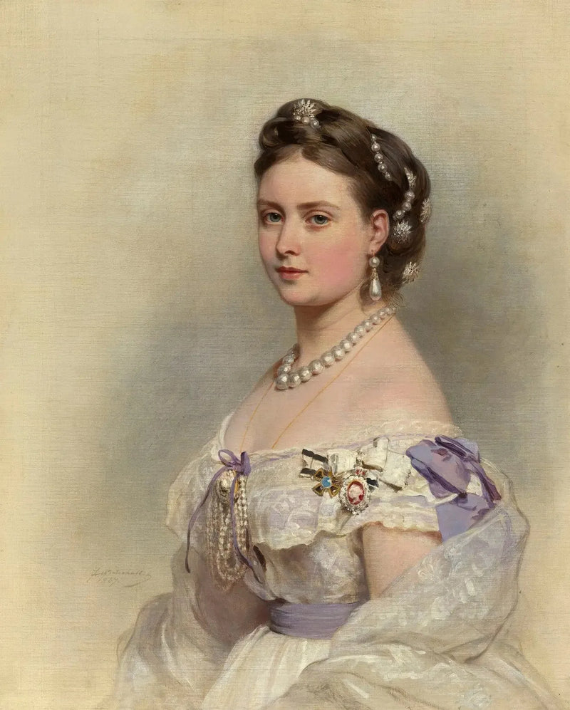 Victoria, prinsessa av kunglig börd, arvprinsessa av Preussen (1840-1901) - Franz Xaver Winterhalter