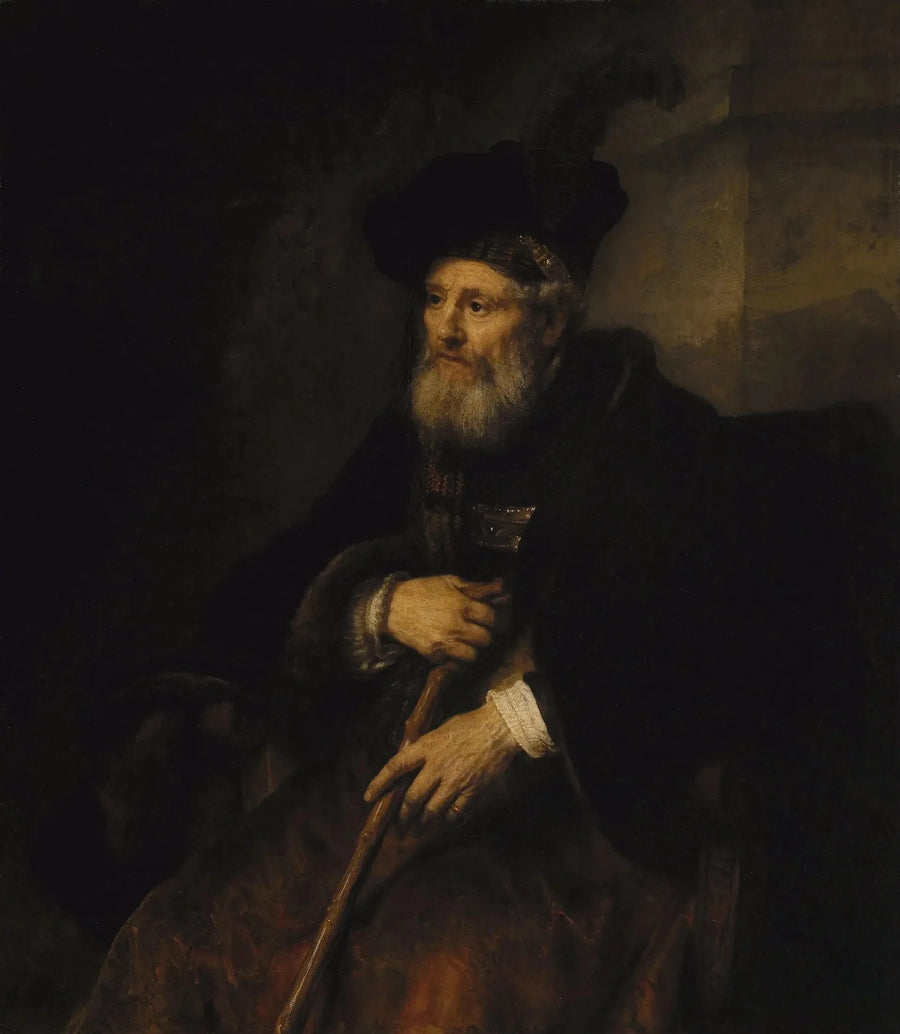Porträtt av en gammal man - Rembrandt